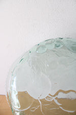 Vintage Libbey Orchard Fruit Green Covered Casserole Dish