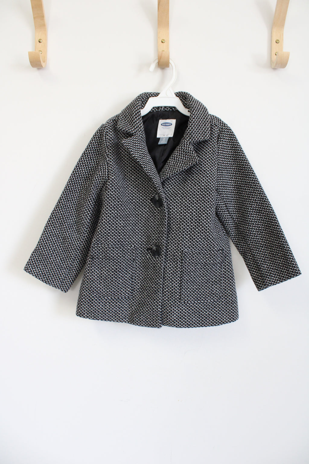 Old Navy Black Woven Jacket | 3T