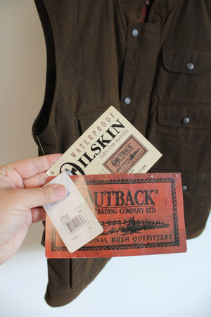 NEW Outlander Trading Company Leather Outlander Vest | XL