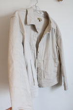 Democracy Beige Denim Jacket | S