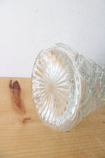Vintage Cut Glass Silver Plated Claret Pitcher