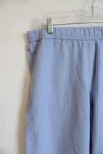 J.Jill Light Blue Linen Blend Wide Leg Pants | M