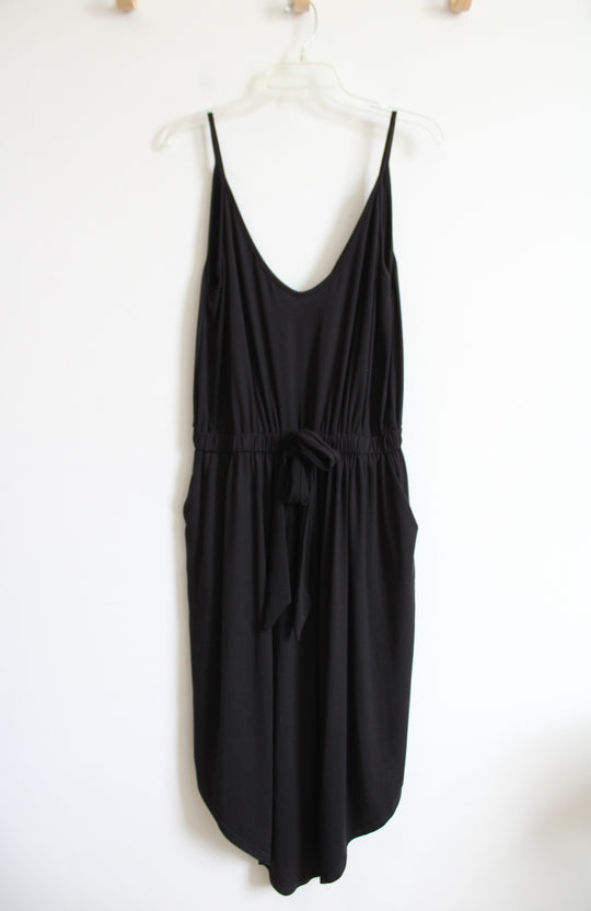 Eldridge Black Tied Knit Dress | M