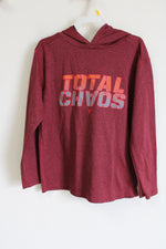 Old Navy Active Total Chaos Red Hoodie | 6/7