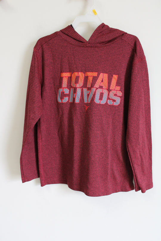 Old Navy Active Total Chaos Red Hoodie | 6/7