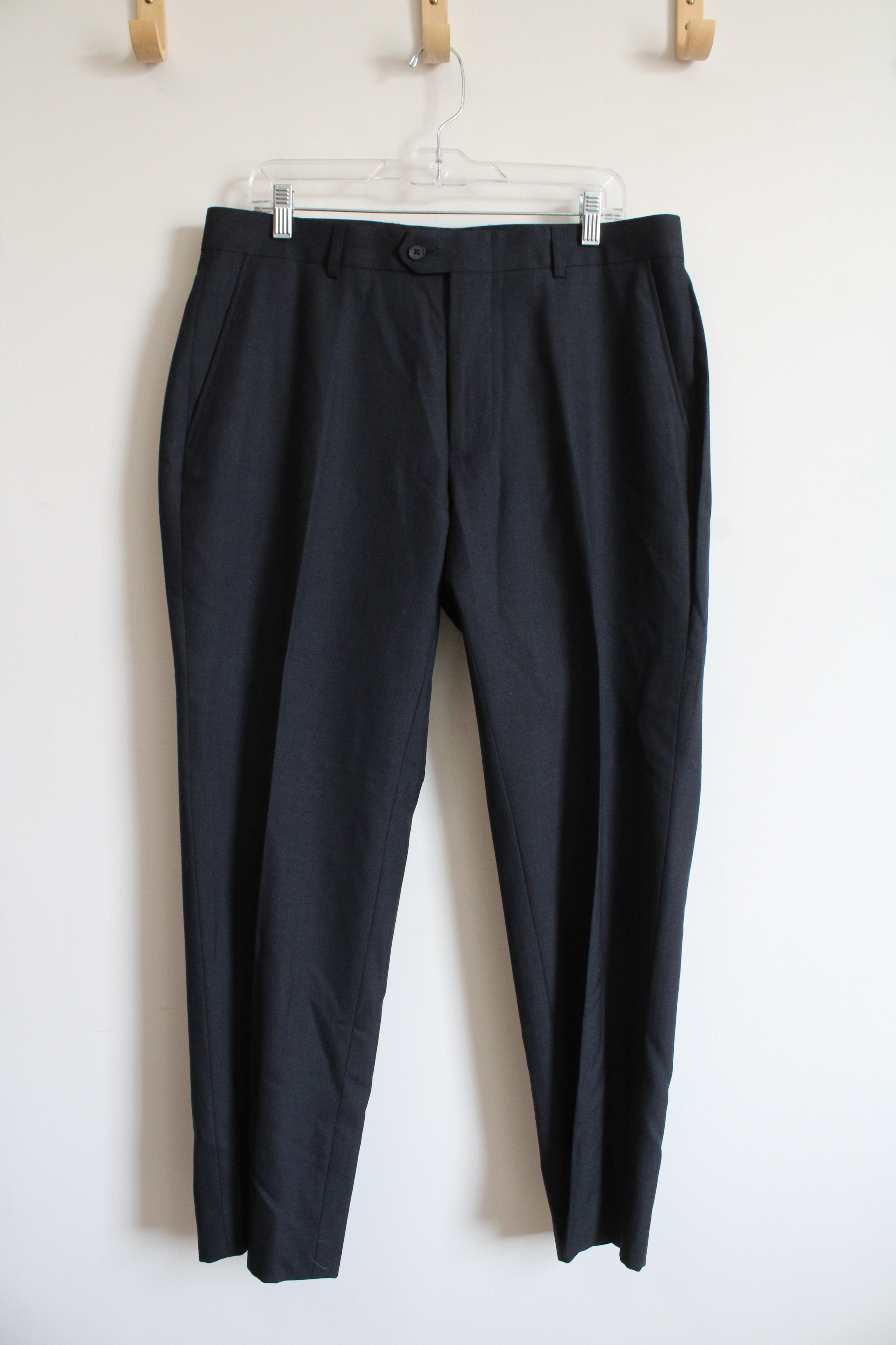 NEW Jones New York Wool Blend Blue Dress Pants