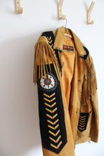 Vintage 3B West Fringe Leather Jacket | L