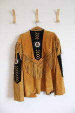 Vintage 3B West Fringe Leather Jacket | L