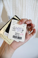 NEW Doncaster Cream Semi-Sheer Striped Jacket | 8