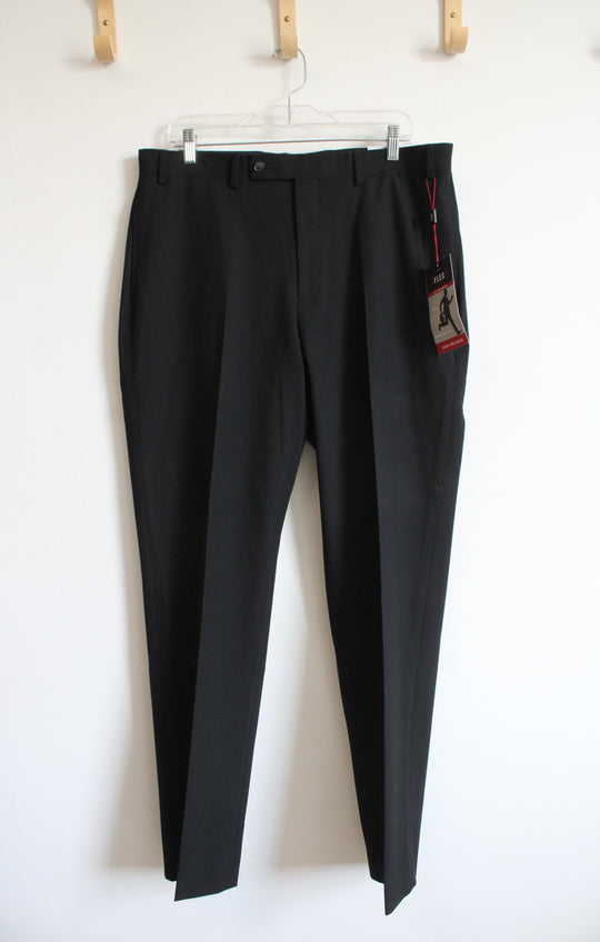 NEW Van Heusen Flex Black Dress Pants | 36X32