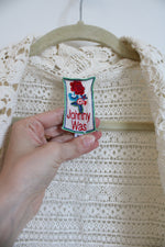 Johnny Was Crocheted Lace Boho Style Cardigan | M