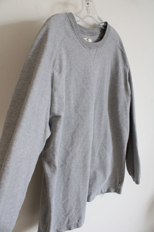 Marlin Gray Cotton Crewneck Sweatshirt | L