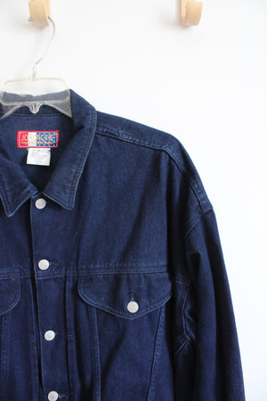Vintage Jordache America Dark Wash Denim Jacket | XL