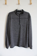 Pebble Beach Dry-Luxe Performance Gray 1/4 Zip Jacket | XL