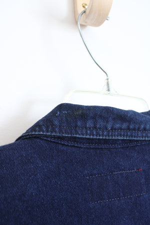Vintage Jordache America Dark Wash Denim Jacket | XL