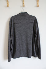 Pebble Beach Dry-Luxe Performance Gray 1/4 Zip Jacket | XL