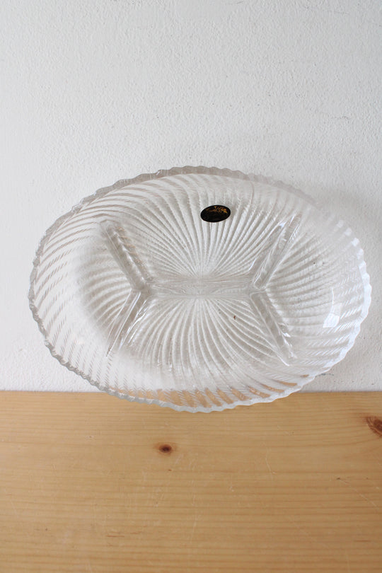 Crystal Clear Studios Etched Serving Platter