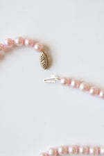 Pink Pearl 10K Yellow Gold Clasp Necklace