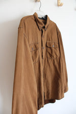 North River Outfitters Brown Button Down Shirt | L