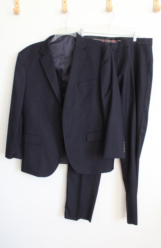 NEW Mazari Navy Blue Performance Stretch Suit Set | 44S/38W