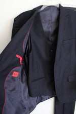 NEW Mazari Navy Blue Performance Stretch Suit Set | 44S/38W