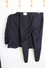 NEW Mazari Navy Blue Performance Stretch Suit Set | 44S/38W