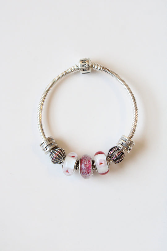 Pandora Pink Beaded Bracelet