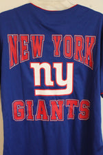 NEW NFL Team Apparel Blue and Red New York Giants Jersey | M