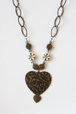 Silpada Bronze Heart Necklace