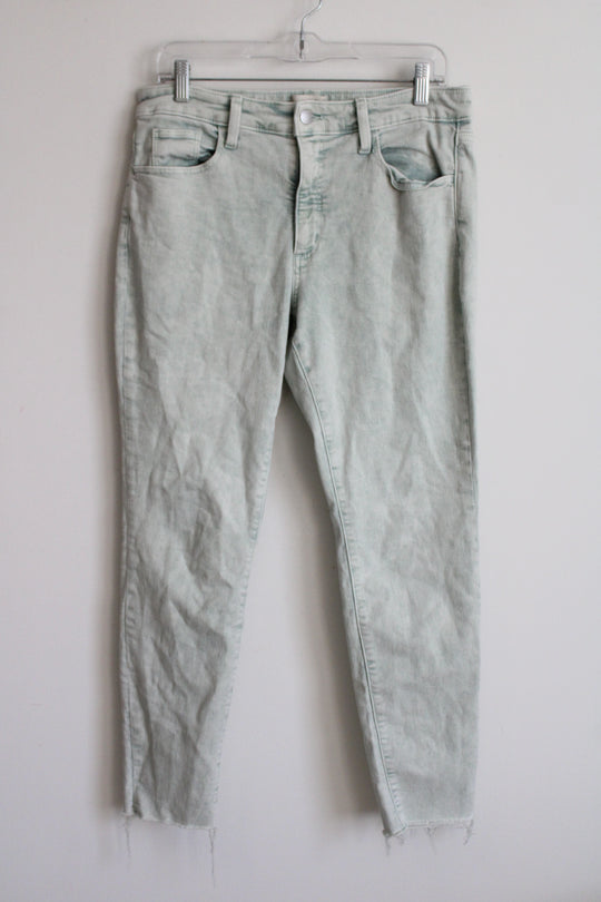 Universal Threads High Rise Skinny Green Wash Jeans | 10