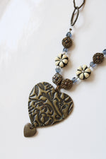 Silpada Bronze Heart Necklace
