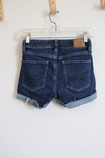 American Eagle Next Level Stretch Midi Roll Up Shorts | 000