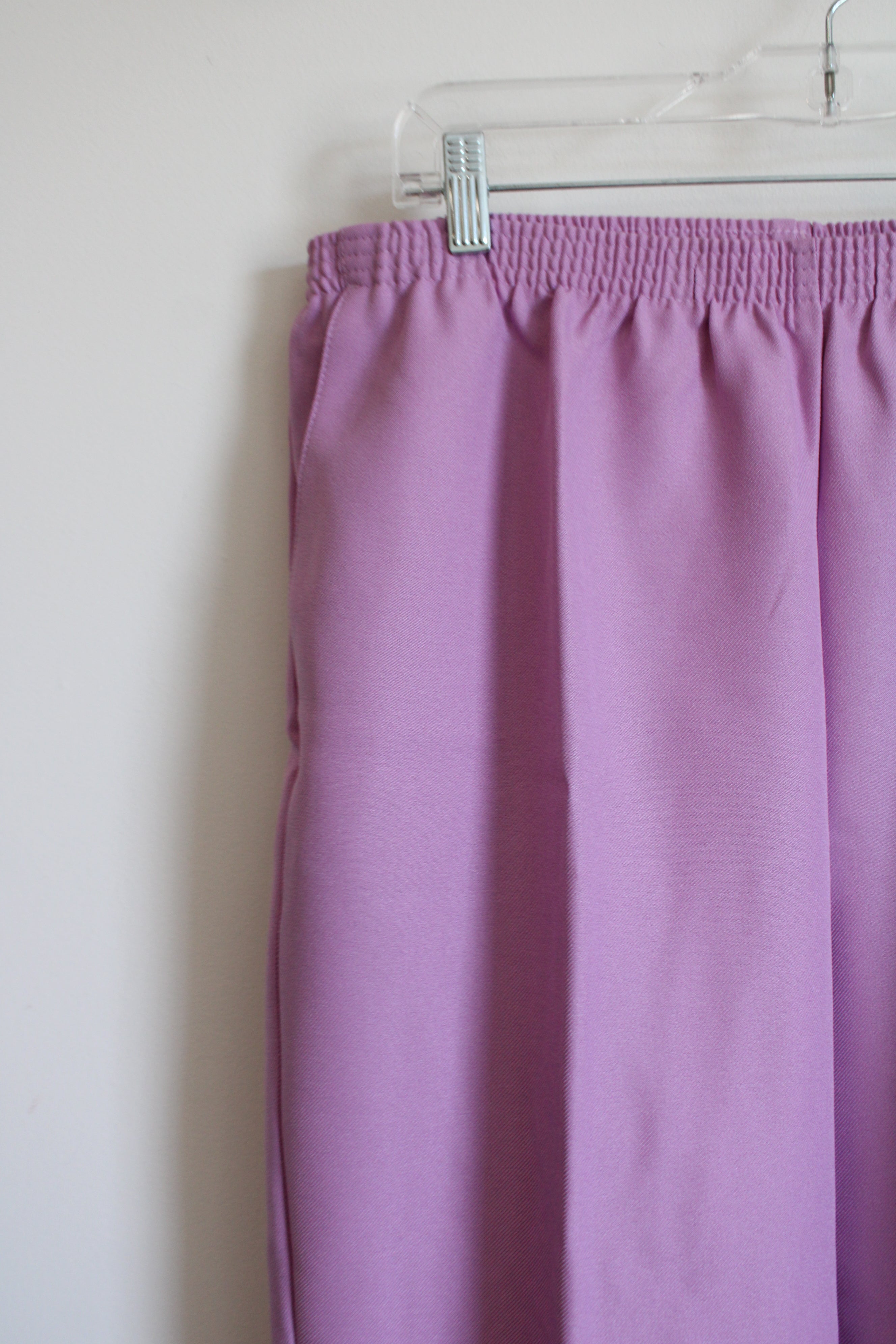 NEW Alfred Dunner Light Purple Pink Pants | 18W