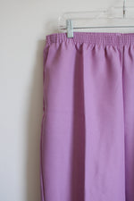 NEW Alfred Dunner Light Purple Pink Pants | 18W