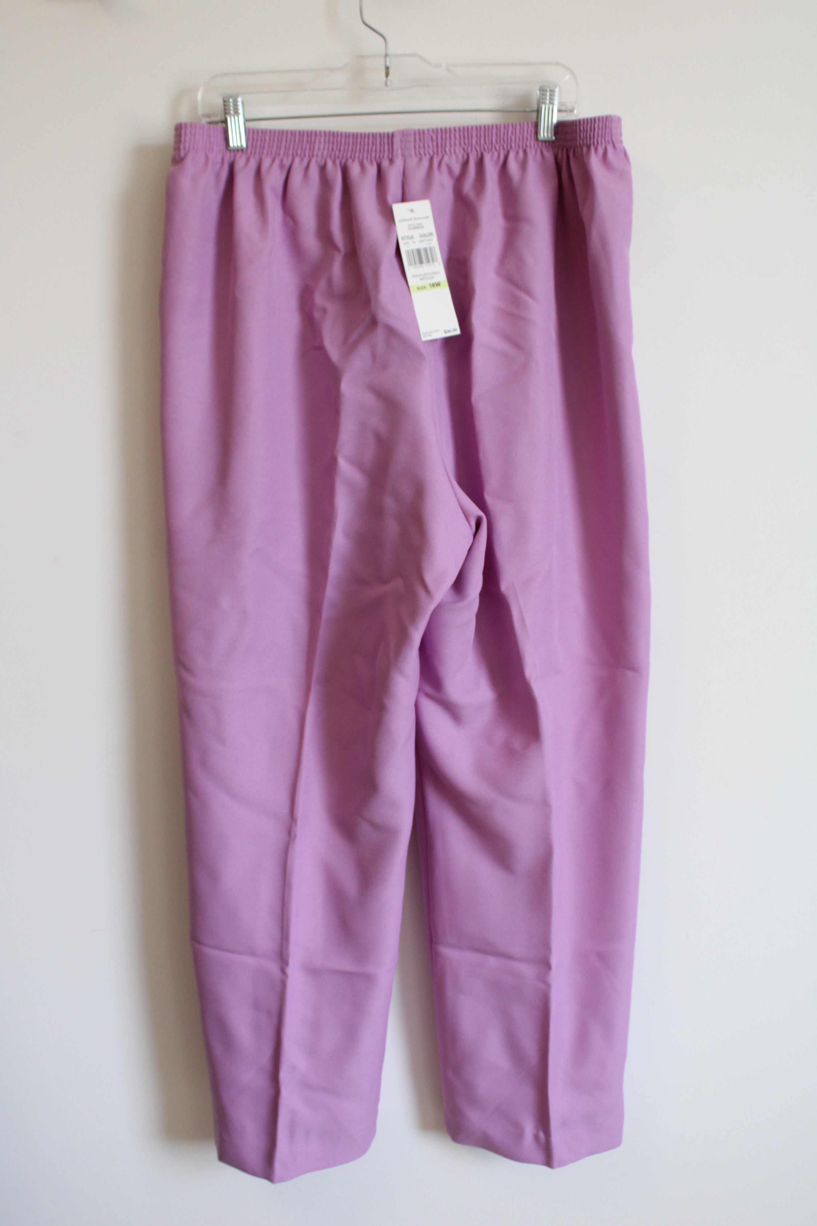 NEW Alfred Dunner Light Purple Pink Pants | 18W