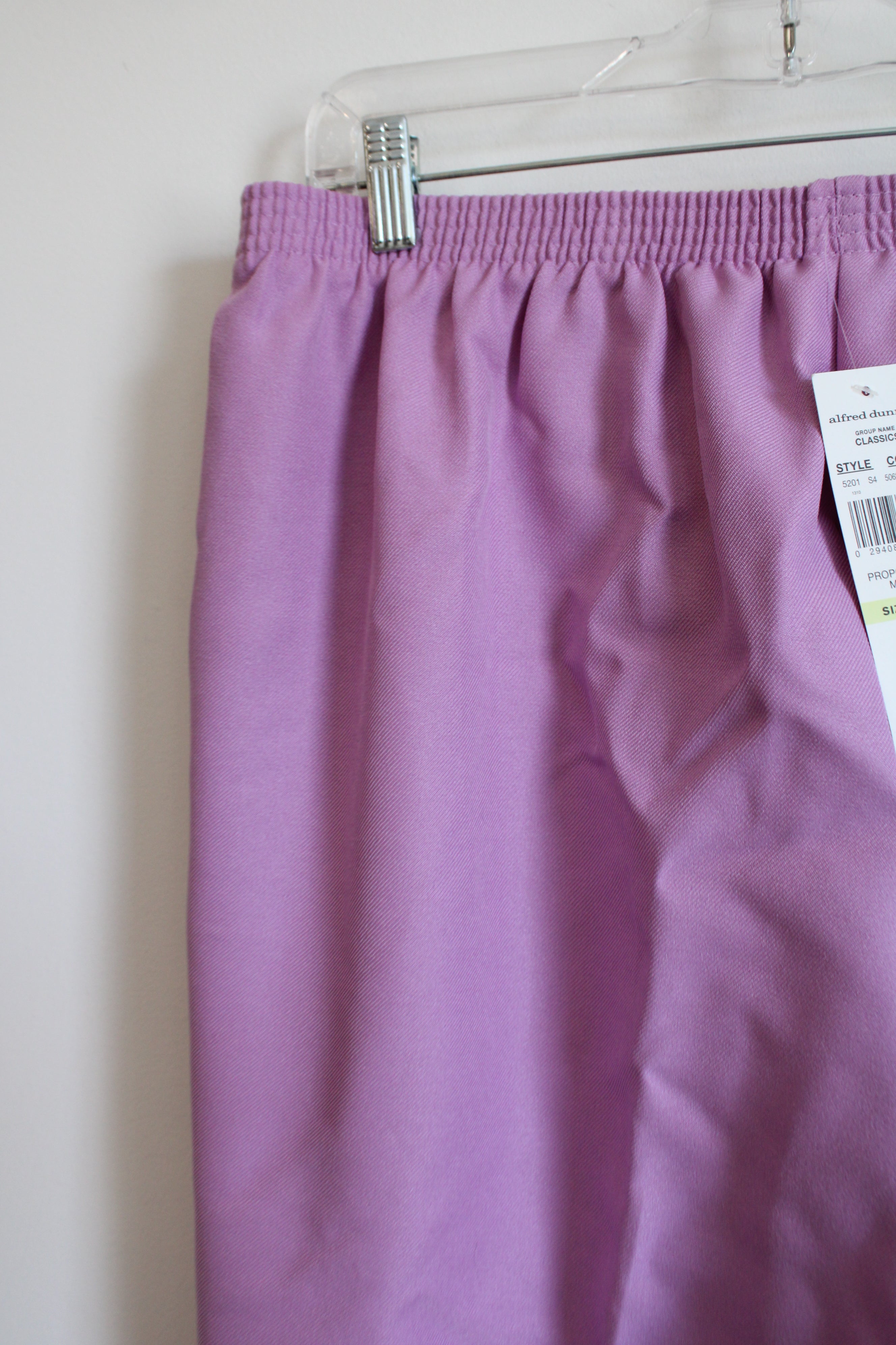 NEW Alfred Dunner Light Purple Pink Pants | 18W