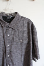 Kenneth Cole Regular Fit Gray Button Down Shirt | 2X