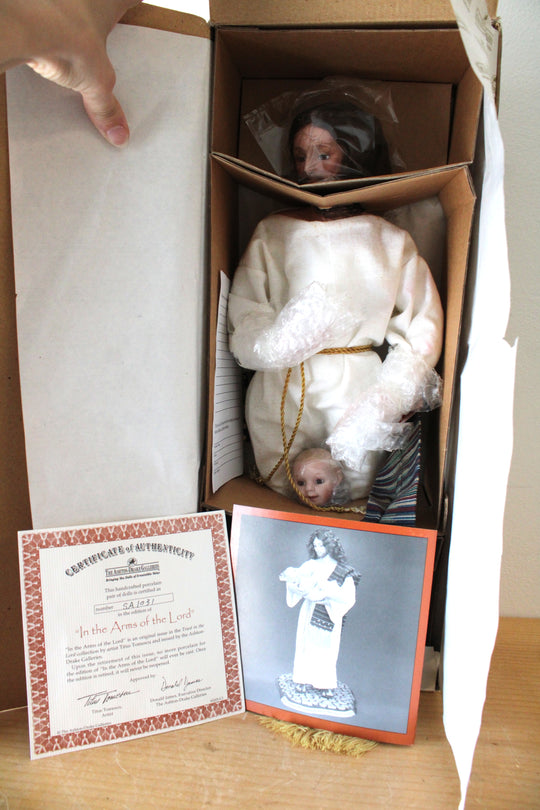 The Ashton-Drake Galleries "In The Arms Of The Lord" Porcelain Doll