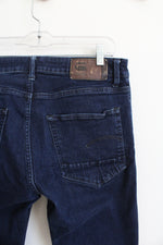 5-Star Raw Deconstructed Dark Wash Straight Jeans | 32X34