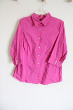 Avenue Pink Button Down Shirt | 18/20