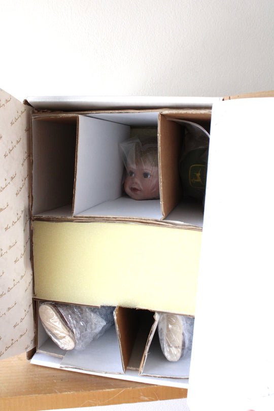 Johnny From The John Deere Porcelain Doll Collection