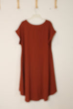 Cha Cha Vente Rust High-Low Short Sleeve Top | XL