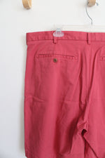 Izod Saltwater Stretch Pink Chino Shorts | 40