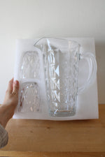 Raymour & Flannigan 3 Piece Glass Pitcher Set