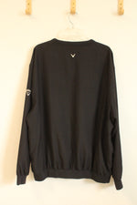 Callaway Black V-neck Pullover with Pockets | XL