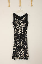 DressBarn Black and White Polka Dot Layered Dress | 10