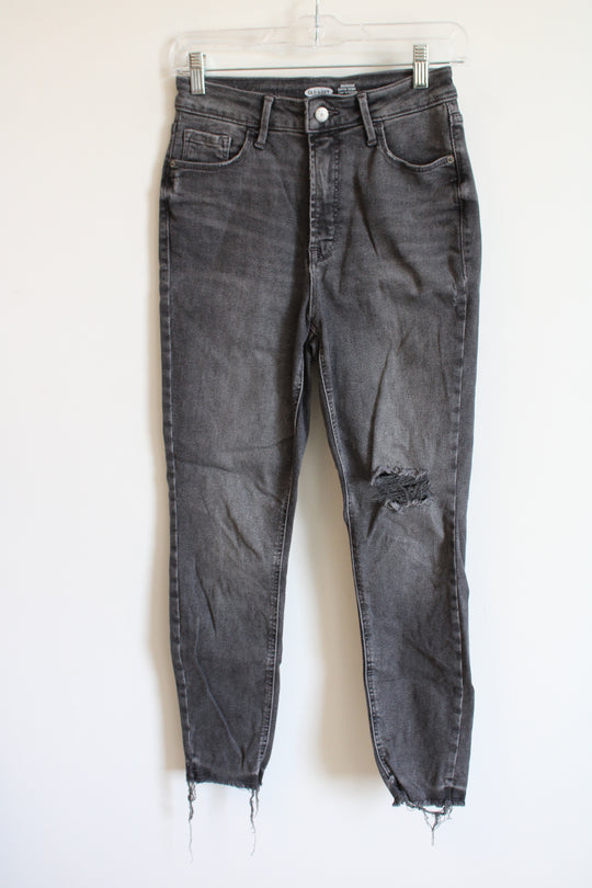 Old Navy Rockstar Super Skinny 360 Stretch Extra High Rise Gray Wash Jeans | 6