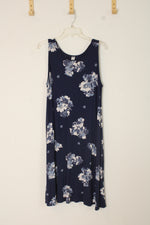 Old Navy Blue Floral Sleeveless Dress | XL