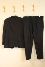 Pronto Uomo Wool Dark Gray Blazer and Pant Set | 46L Jacket 40 Pants