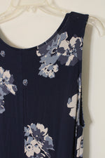 Old Navy Blue Floral Sleeveless Dress | XL